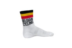 Bioracer Belgium Fietssokken Wit Unisex