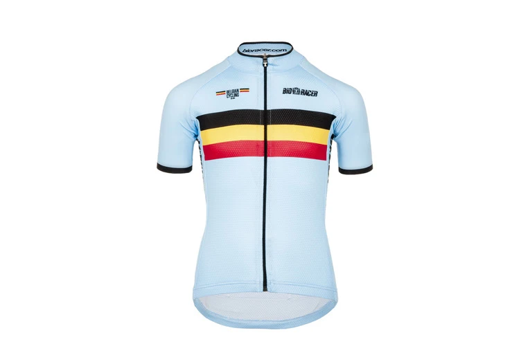 Bioracer Belgium Short Sleeve Jersey Bodyfit 2.0 KIDS 3 Bioracer Belgium Short Sleeve Jersey Bodyfit 2.0 KIDS