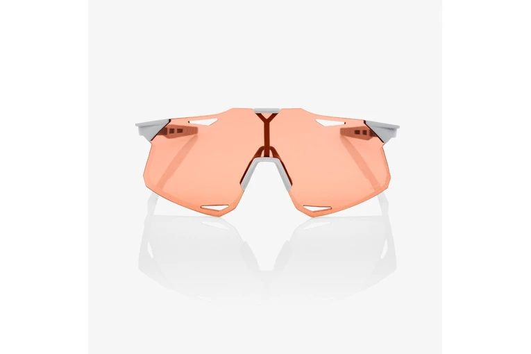 100% Hypercraft Fietsbril Stone Grey/Hiper Coral Lens 4 100% Hypercraft Fietsbril Stone Grey/Hiper Coral Lens - Afbeelding 2