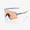 100% S3 Fietsbril Stone Grey/Hiper Coral Lens -SpinGear Winkel 36614264 0