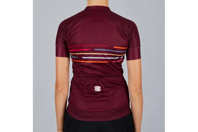 Sportful Velodrome Jersey Red Wine Dames 4 Sportful Velodrome Jersey Red Wine Dames - Afbeelding 2
