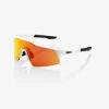 100% Speedcraft SL Fietbril White/Hiper Red Multilayer Mirror Lens -SpinGear Winkel 36855249 1