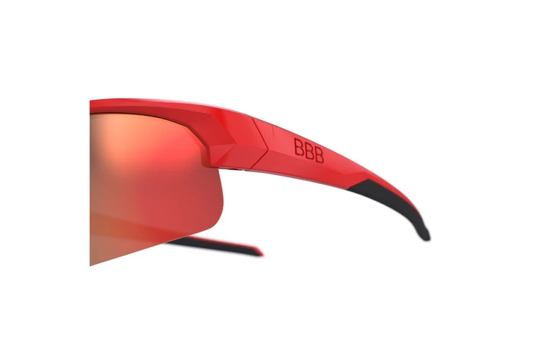 BBB Impress Small Fietsbril Glanzend Rood Unisex 4 BBB Impress Small Fietsbril Glanzend Rood Unisex - Afbeelding 2