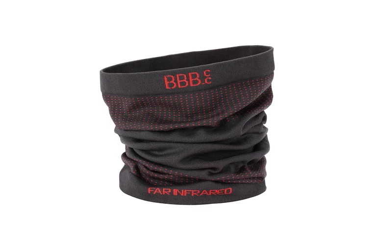 BBB BBW-492 FIRneck Fietssjaal Zwart/rood Unisex 4 BBB BBW-492 FIRneck Fietssjaal Zwart/rood Unisex - Afbeelding 2