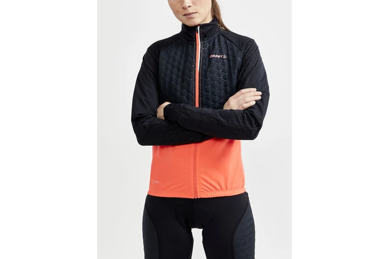 Craft Adv Bike SubZ Lumen Jacket Zwart/coral Dames 4 Craft Adv Bike SubZ Lumen Jacket Zwart/coral Dames - Afbeelding 2