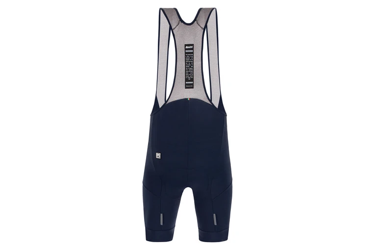 Santini Karma Delta Bib-Shorts Gitevo Seat Pad Nautica Blue Heren 6 Santini Karma Delta Bib-Shorts Gitevo Seat Pad Nautica Blue Heren - Afbeelding 4
