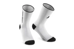 Assos RS Superleger Fietssokken Wit/zwart Unisex