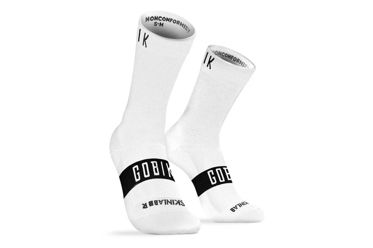 Gobik Fietssokken Pure White Unisex 3 Gobik Fietssokken Pure White Unisex