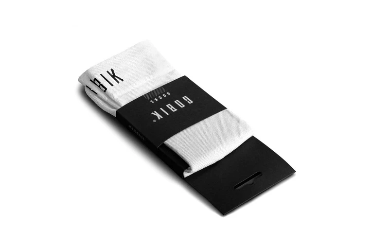 Gobik Fietssokken Pure White Unisex 4 Gobik Fietssokken Pure White Unisex - Afbeelding 2