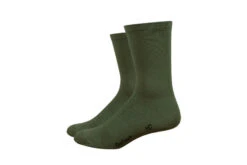 DeFeet Aireator 6" D-Logo Hi-Vis Fietssokken Olive Drap Unisex