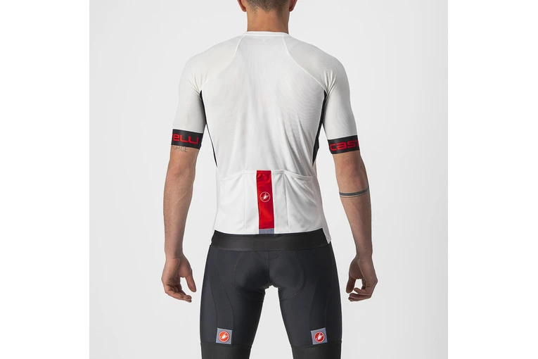 Castelli Entrata VI Jersey Ivory/zwart/rood Heren 4 Castelli Entrata VI Jersey Ivory/zwart/rood Heren - Afbeelding 2