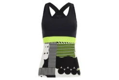 Santini Scia Optic Tanktop Zwart/groen Dames