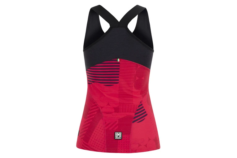 Santini Scia Optic Tanktop Roze Dames 5 Santini Scia Optic Tanktop Roze Dames - Afbeelding 3