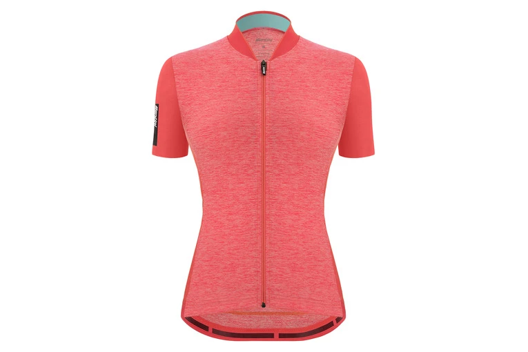 Santini Colore Puro Jersey Granatina Dames 3 Santini Colore Puro Jersey Granatina Dames