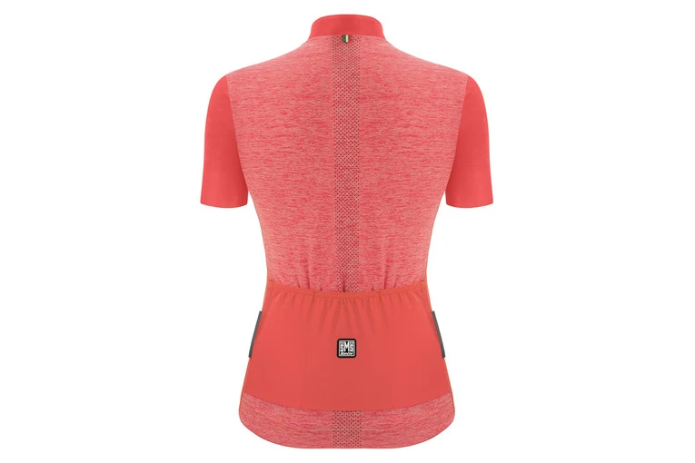 Santini Colore Puro Jersey Granatina Dames 5 Santini Colore Puro Jersey Granatina Dames - Afbeelding 3