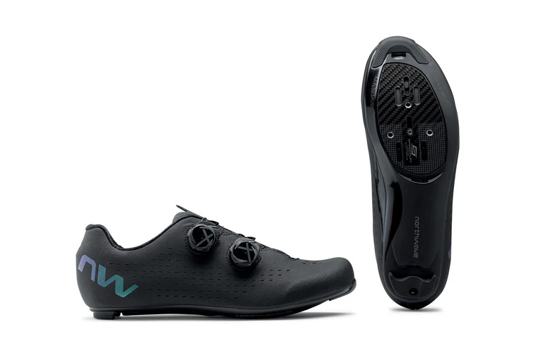 Northwave Revolution 3 Fietsschoen Zwart/iridescent Heren 4 Northwave Revolution 3 Fietsschoen Zwart/iridescent Heren - Afbeelding 2