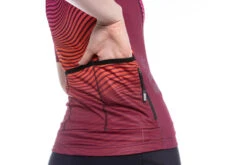 Bioracer Vesper Jersey New Wave Bordeaux/oranje Dames -SpinGear Winkel 37099930 4