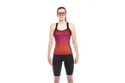 Bioracer Vesper Tan Top New Wave Bordeaux/oranje Dames -SpinGear Winkel 37099933 3