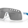 Oakley Sutro Eyeshade Heritage Colors Collection Fietsbril Polished Wit Prizm Black Unisex -SpinGear Winkel 37100418 0