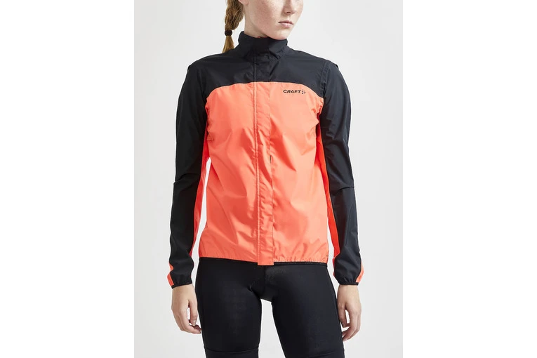 Craft Core Endurance Hydro Jacket Zwart/oranje Dames 4 Craft Core Endurance Hydro Jacket Zwart/oranje Dames - Afbeelding 2