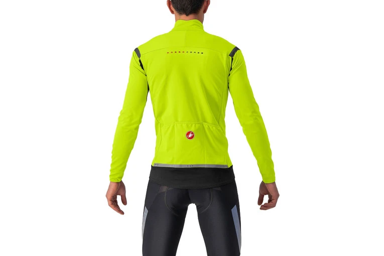 Castelli PERFETTO RoS 2 Fietsjas Electric Lime/Dark Gray Heren 4 Castelli PERFETTO RoS 2 Fietsjas Electric Lime/Dark Gray Heren - Afbeelding 2