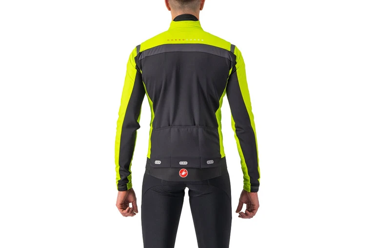 Castelli ALPHA RoS 2 LIGHT Fietsjas Electric Lime/Dark Gray-Black Heren 4 Castelli ALPHA RoS 2 LIGHT Fietsjas Electric Lime/Dark Gray-Black Heren - Afbeelding 2