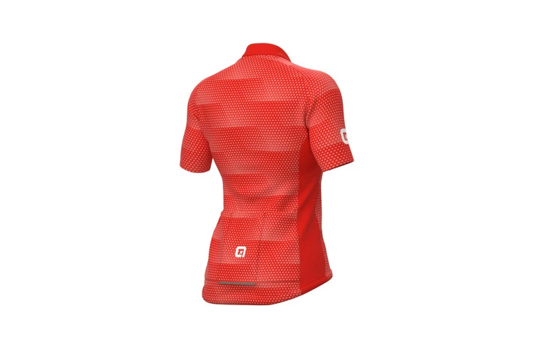 ALE Alé Solid Sharp Jersey Rood Dames 4 ALE Alé Solid Sharp Jersey Rood Dames - Afbeelding 2