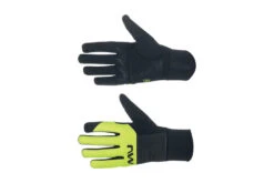 Northwave Fast Gel Fietshandschoen Zwart/fluo Geel Unisex
