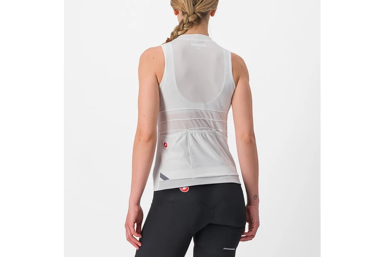 Castelli Anima 4 Sleeveless Fietsshirt Ivory Dames 4 Castelli Anima 4 Sleeveless Fietsshirt Ivory Dames - Afbeelding 2