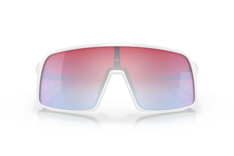 Oakley Sutro Fietsbril Prizm Snow Sapphire Polished White Unisex 4 Oakley Sutro Fietsbril Prizm Snow Sapphire Polished White Unisex - Afbeelding 2