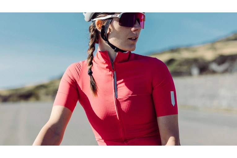 Q36.5 Pinstripe Pro SS Jersey Rubino Dames 5 Q36.5 Pinstripe Pro SS Jersey Rubino Dames - Afbeelding 3