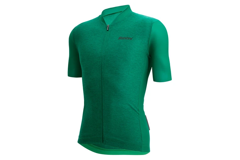 Santini Colore Puro Jersey Groen Heren 4 Santini Colore Puro Jersey Groen Heren - Afbeelding 2