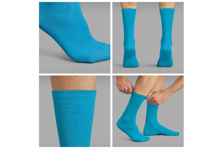 GripGrab Lightweight Airflow Zomer Fietssokken Blauw Unisex 4 GripGrab Lightweight Airflow Zomer Fietssokken Blauw Unisex - Afbeelding 2