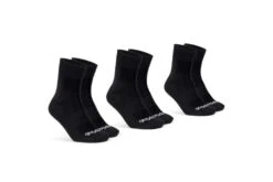 GripGrab Lightweight SL Summer 3-pack Fietssokken Zwart Unisex