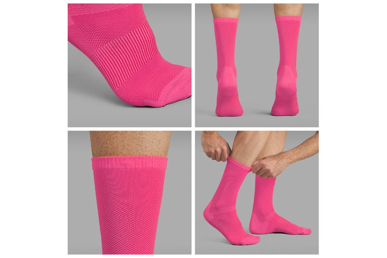 GripGrab Lightweight Airflow Zomer Fietssokken Zwart Unisex 4 GripGrab Lightweight Airflow Zomer Fietssokken Zwart Unisex - Afbeelding 2